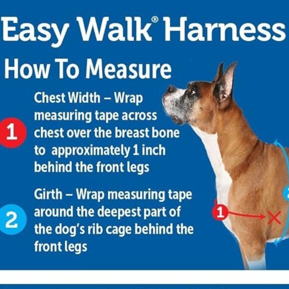 PetSafe~ Easy Walk No-Pull Dog Harness- Helps Prevent Pulling on Walks- MED- BLK - Picture 14 of 14